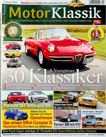 Deckblatt Motor Klassik (02/2014)